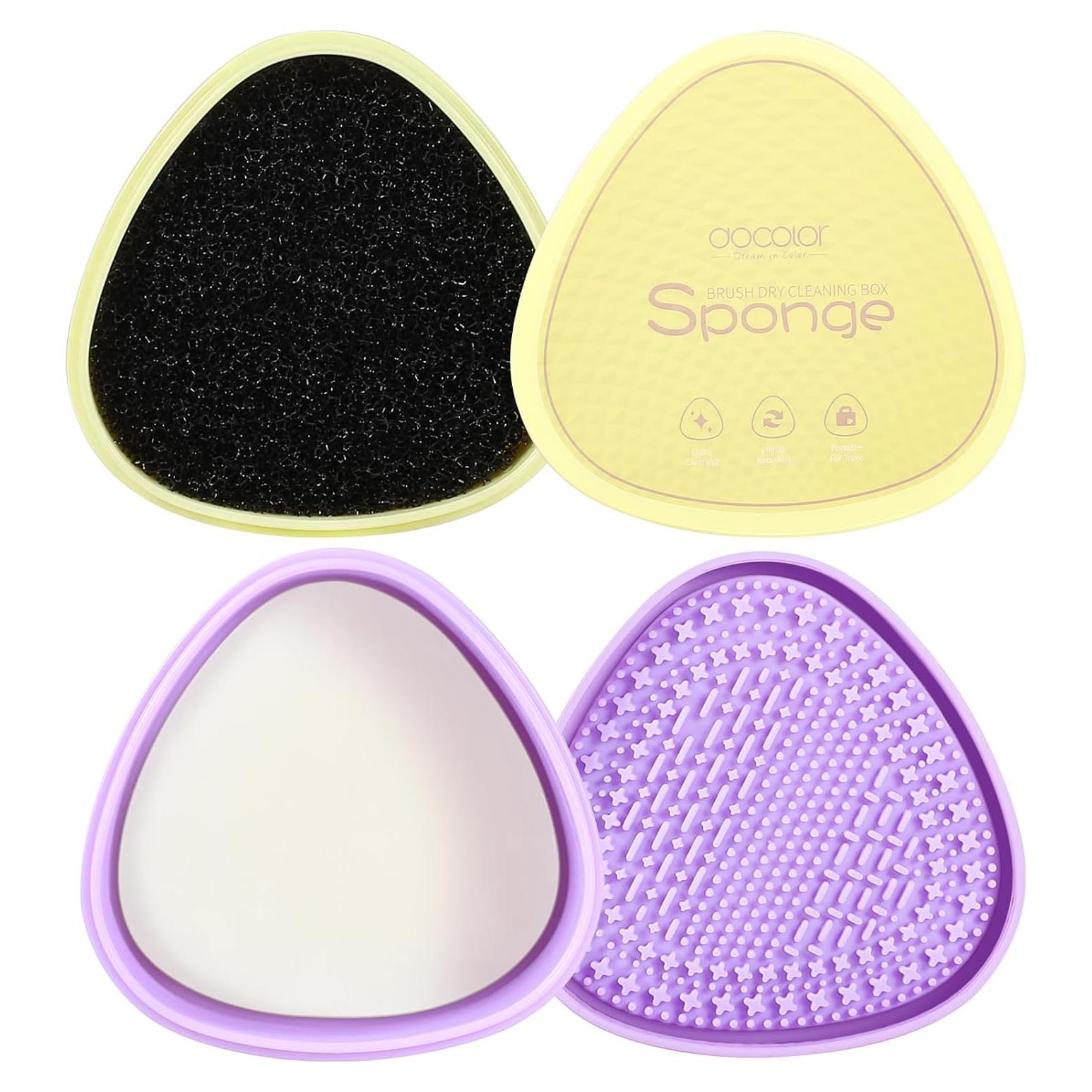 Juego de Limpiadores de Brochas Docolor con Jabón y Esponja