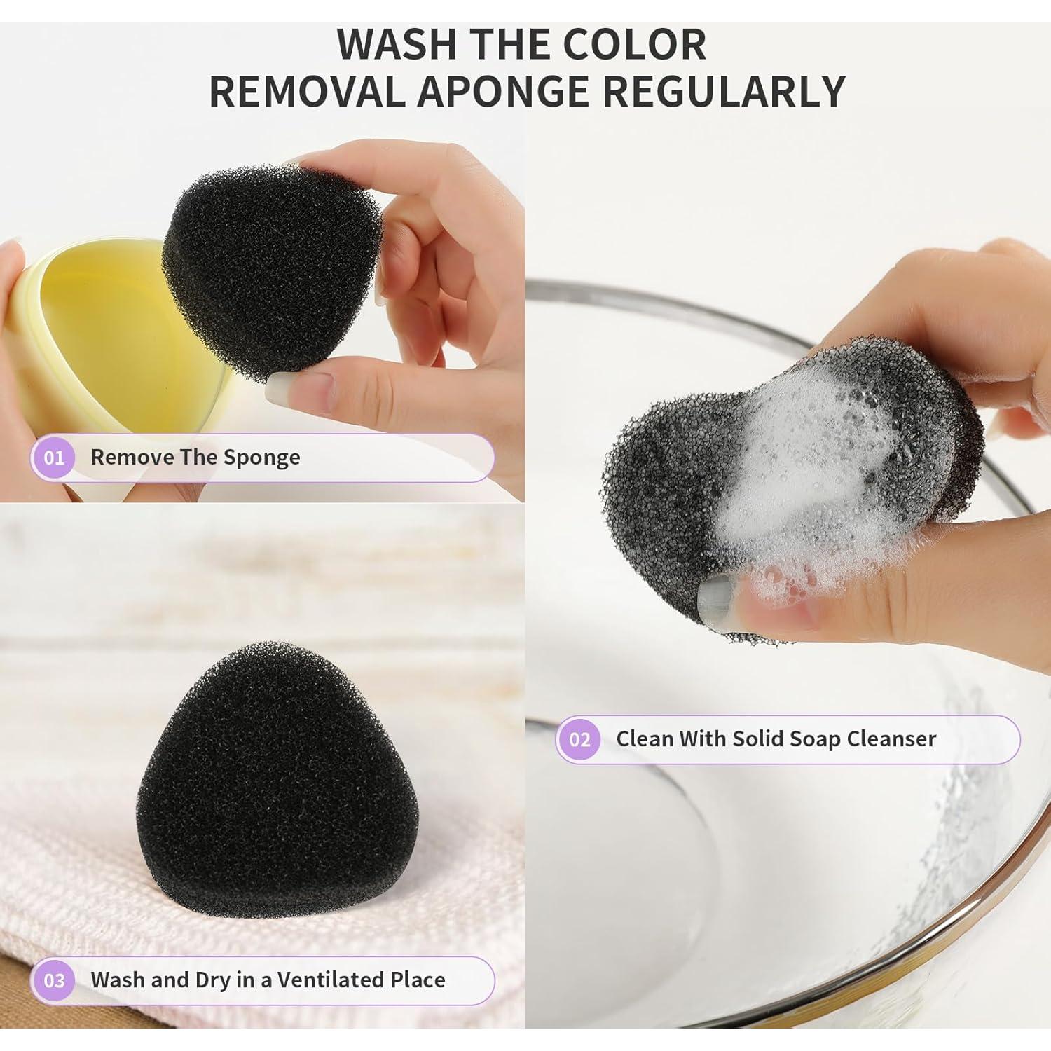 Juego de Limpiadores de Brochas Docolor con Jabón y Esponja