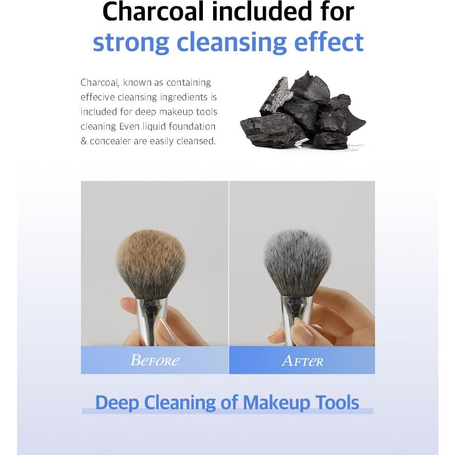 Limpiador Sólido de Brochas The Bkor 300+ Usos Compacto