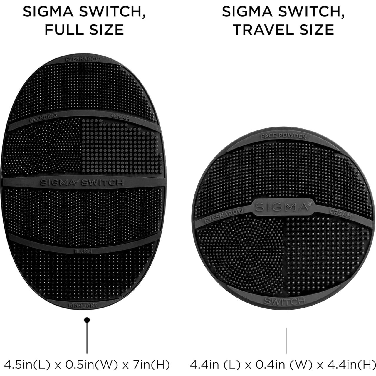 Sigma Switch Limpiador de Brochas de Silicona Tamaño Viaje