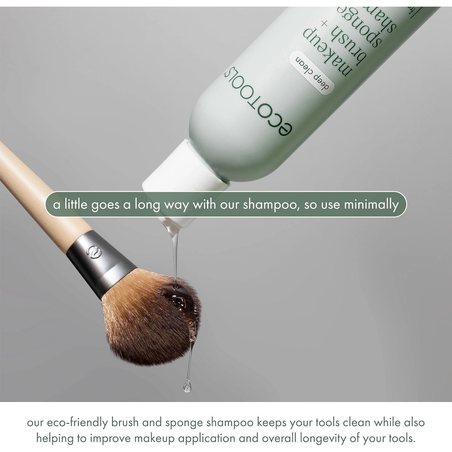 Champú para Brochas EcoTools 236 ml, Vegano y Sin Fragancia