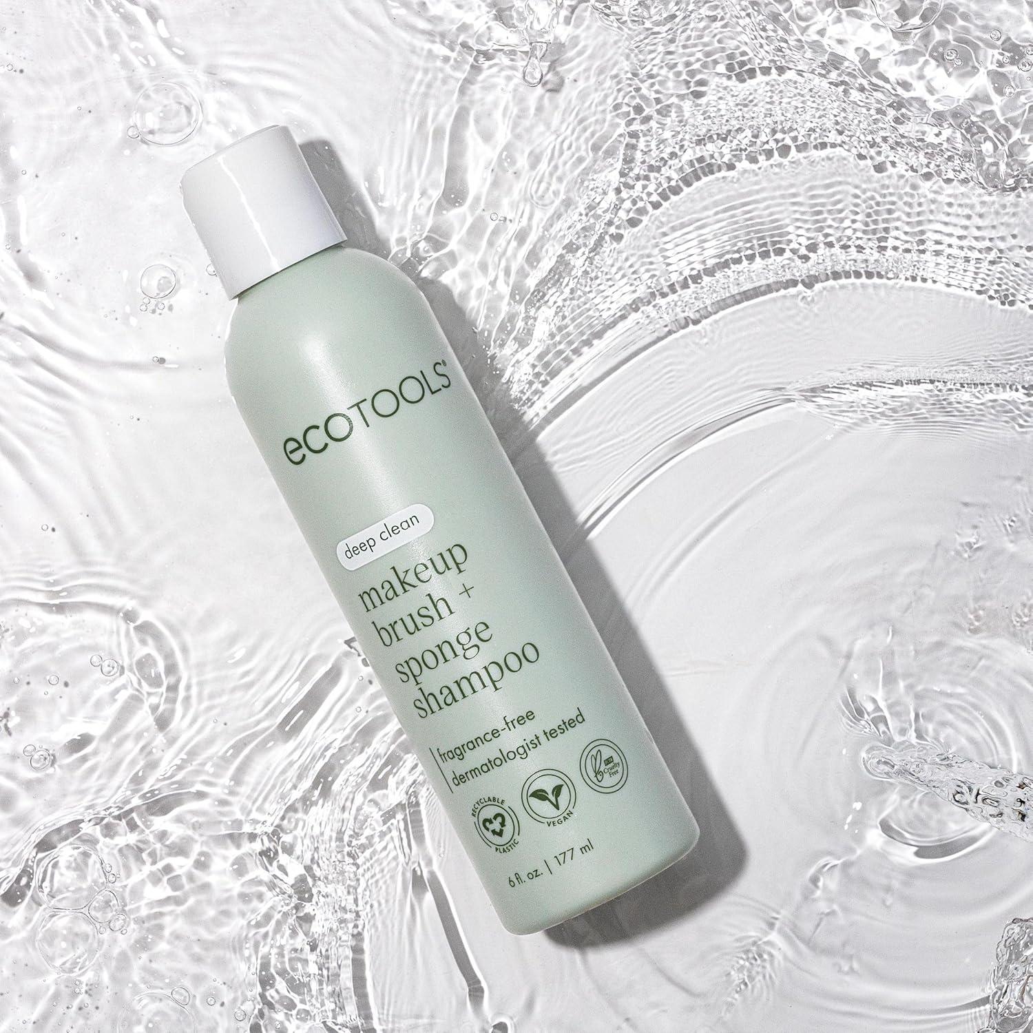 Champú para Brochas EcoTools 236 ml, Vegano y Sin Fragancia