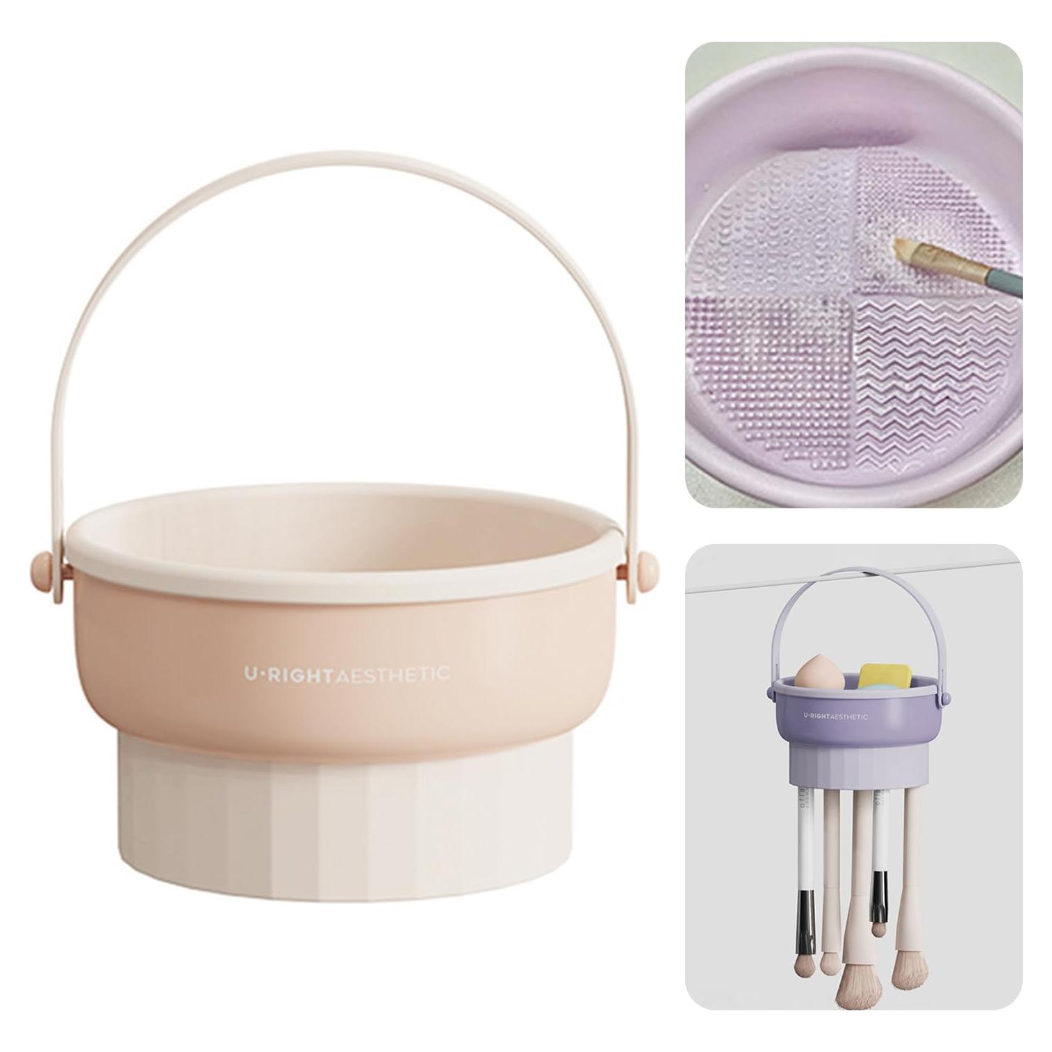 Alfombrilla Limpiadora de Brochas de Maquillaje Zhongren 3 en 1