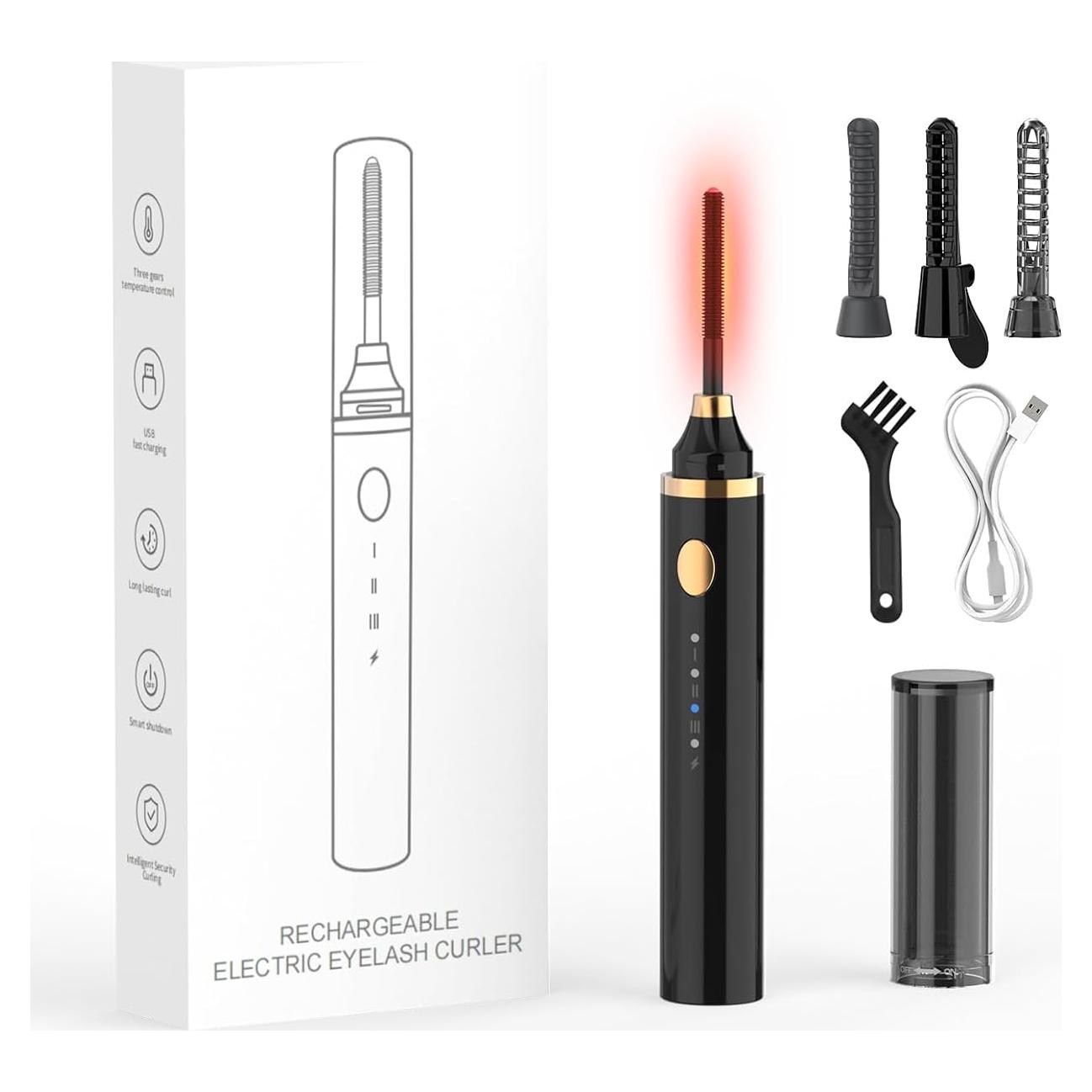 Rizador de Pestañas Calentado Smiling Shark MG-1 3 en 1