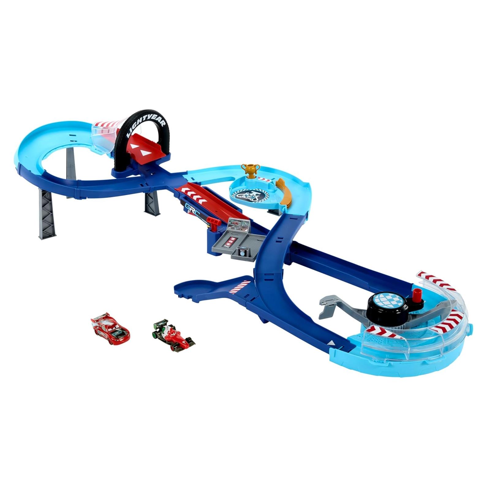 Set de Juego GRC Jumping Raceway Mattel Cars con 2 Coches