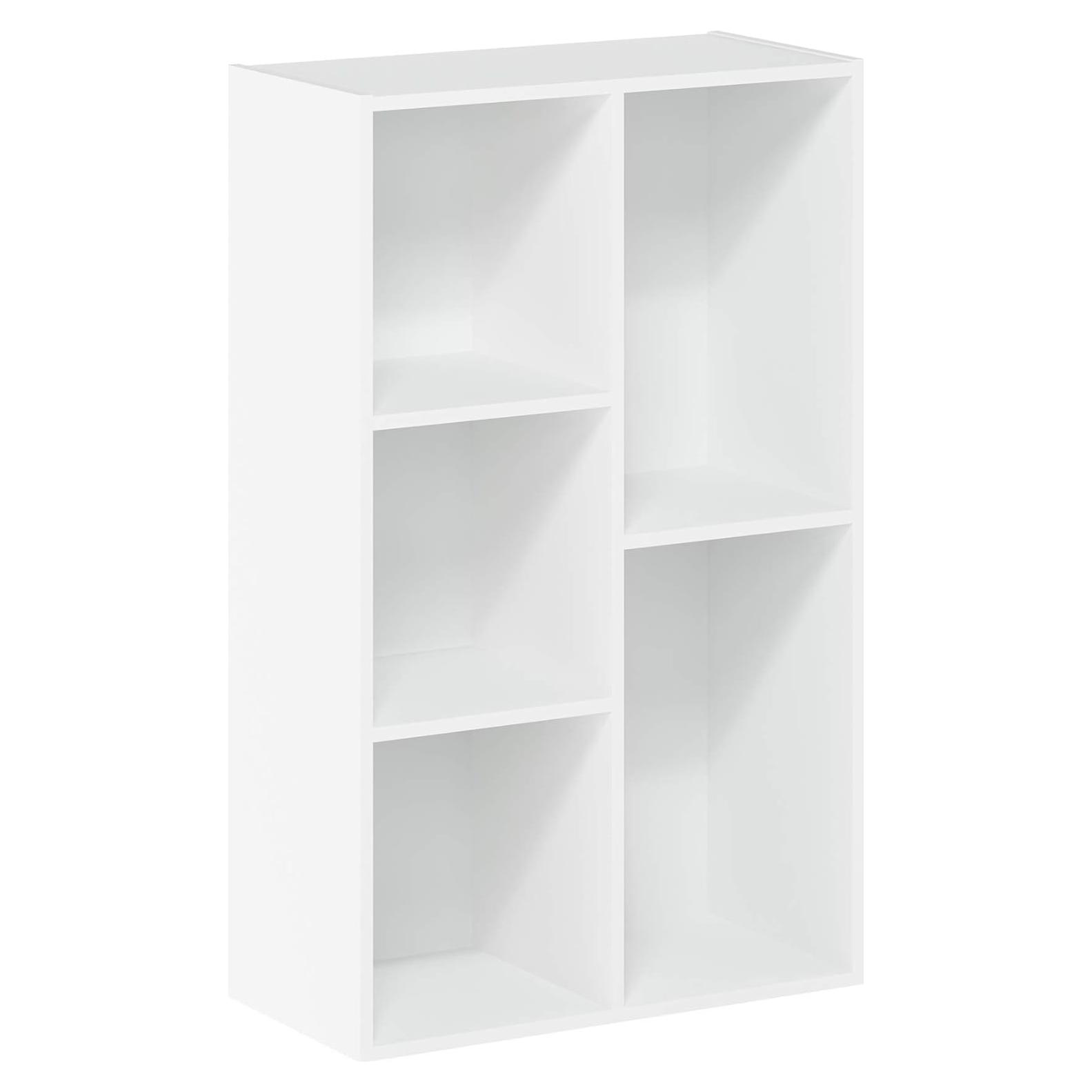Estantería Furinno Luder 5 Cubos Almacenamiento Blanco