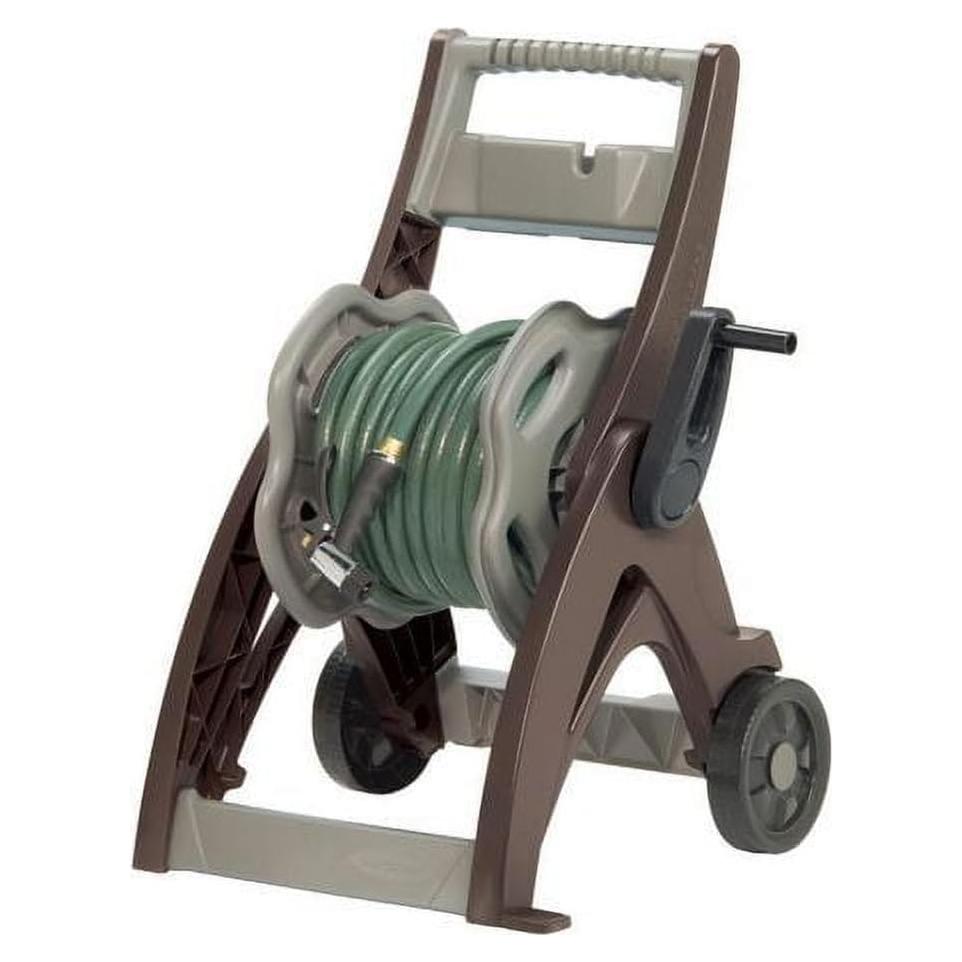 Carro de Carrete de Manguera AGrAdi 53m Manual Taupe