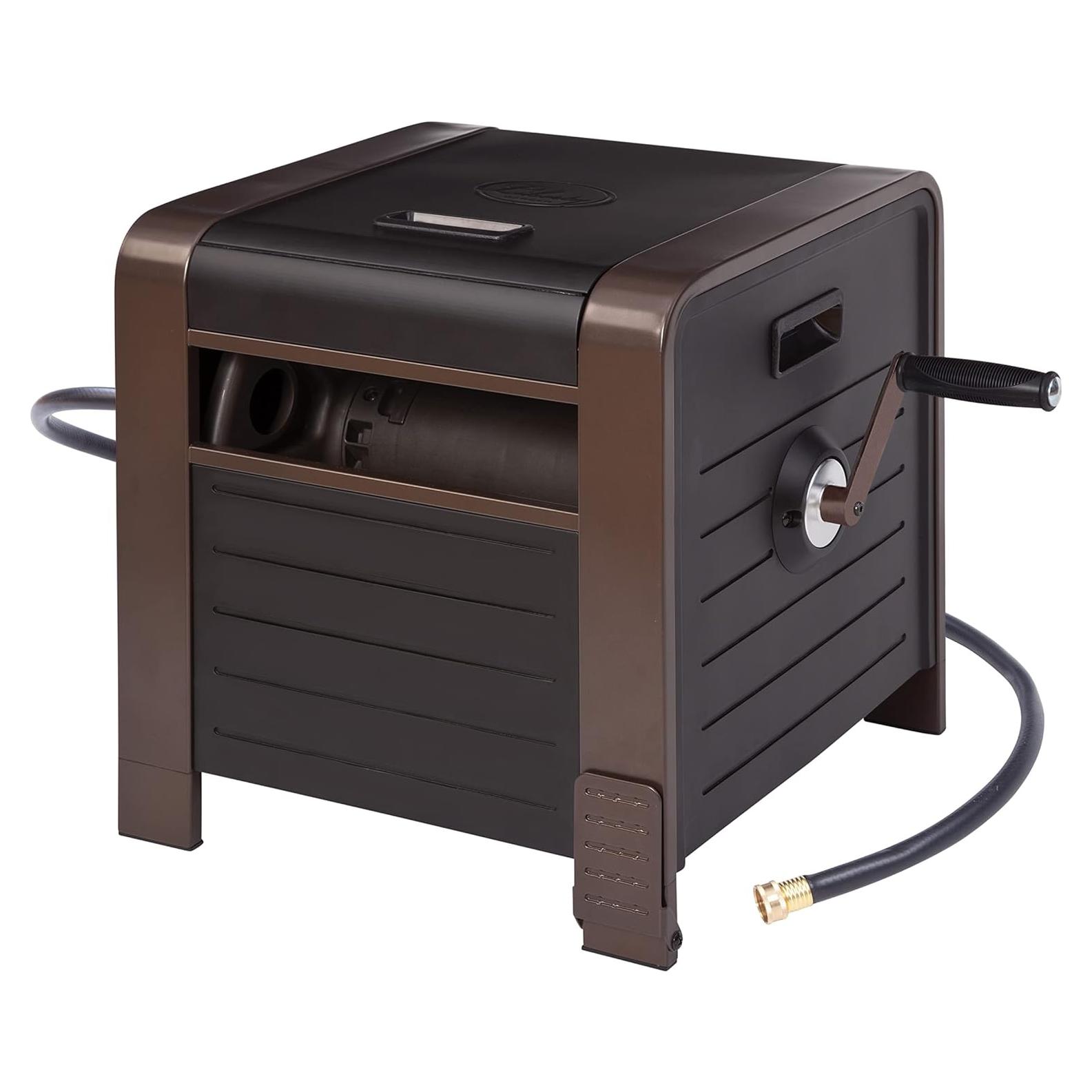 Caja de Almacenamiento de Manguera Liberty Garden 778 200 pies Bronce