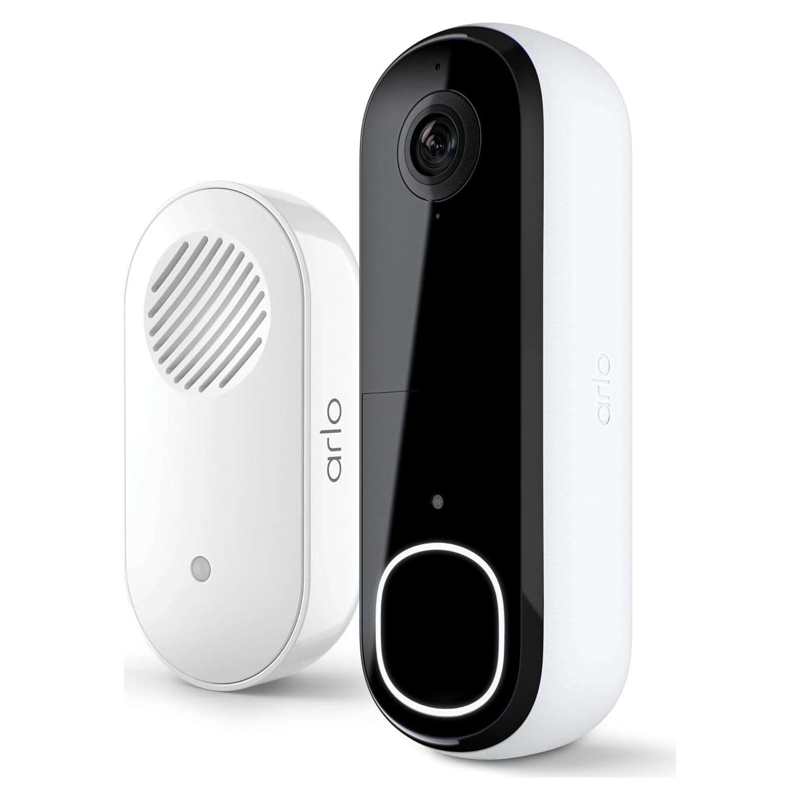 Timbre de Video Arlo 2K HD con Chime 2, Blanco