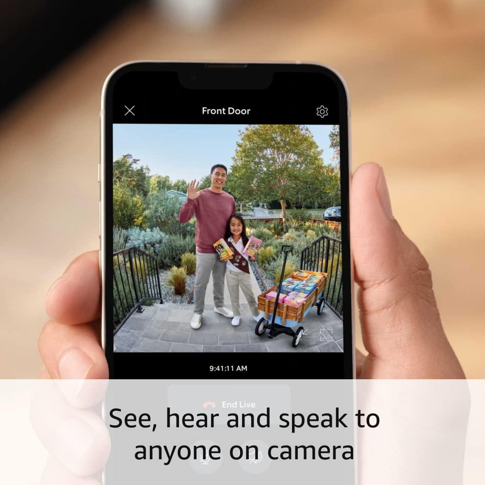 Timbradora de Batería Plus Ring con Video HD y Detección de Movimiento