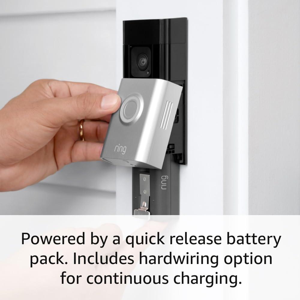 Timbradora de Batería Plus Ring con Video HD y Detección de Movimiento