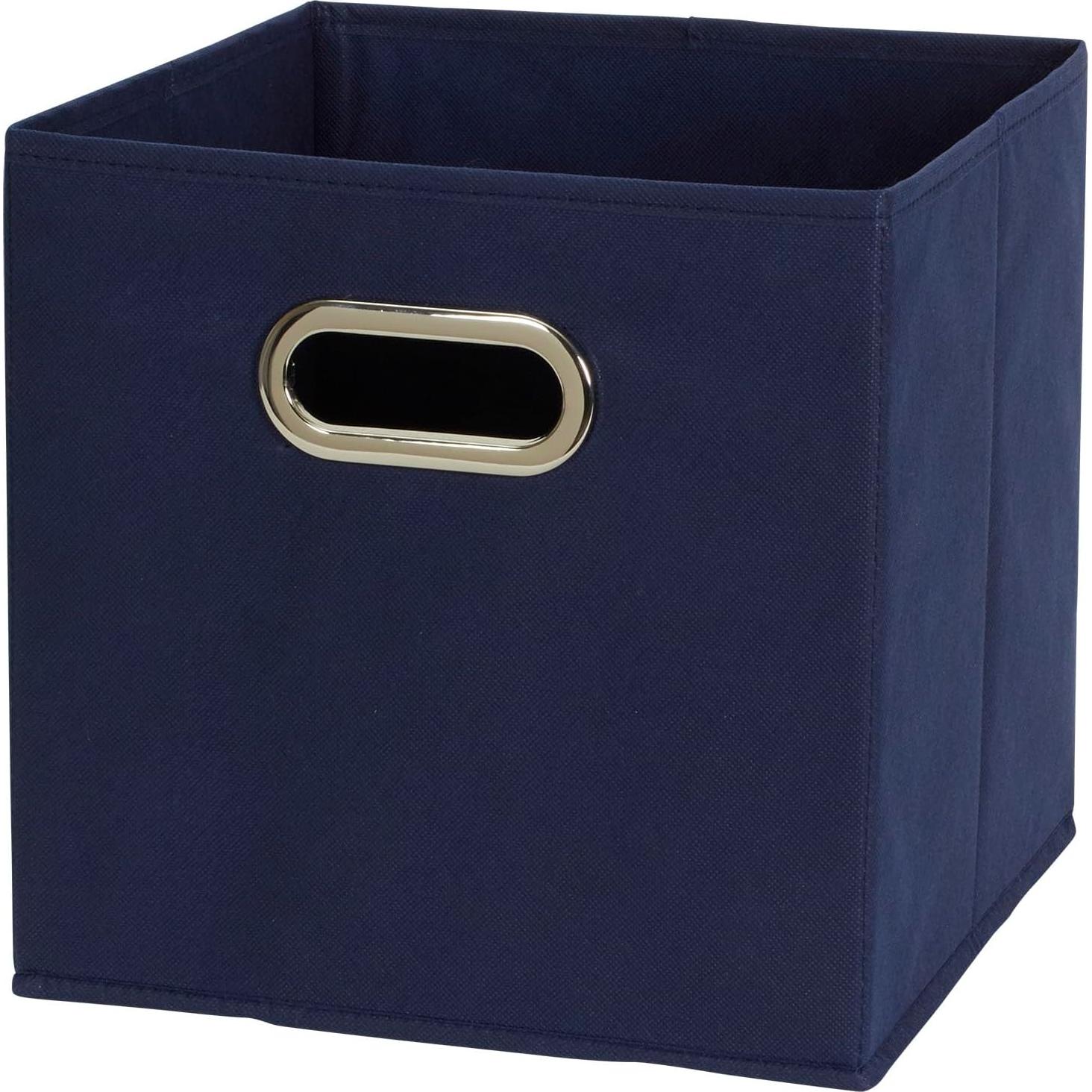 Cajas de Almacenamiento Plegables Household Essentials 6 Pzas Azul Marino