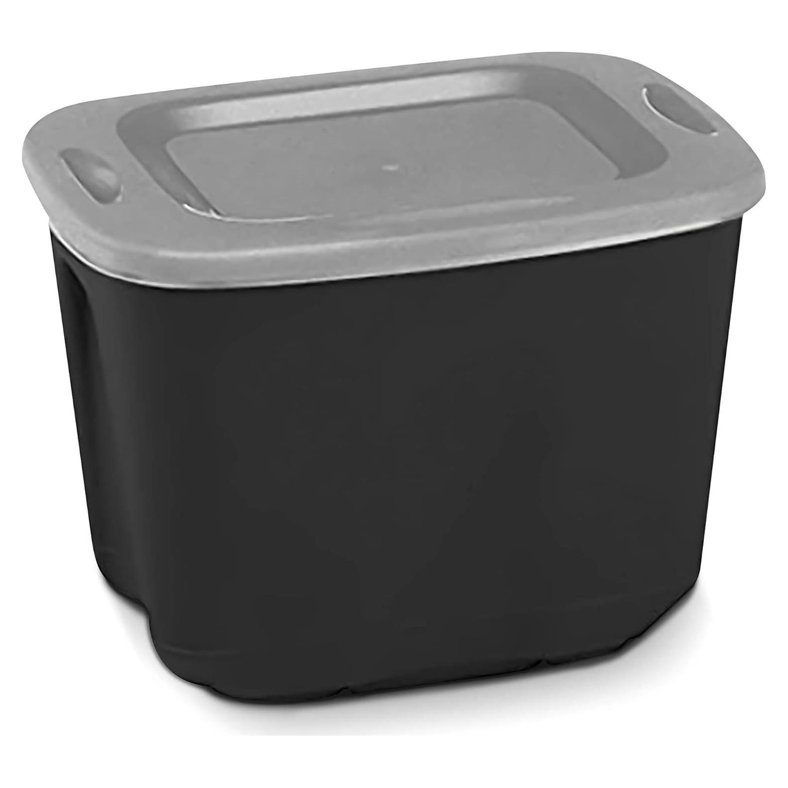 Contenedor de Almacenamiento HOMZ 32L Plástico Negro