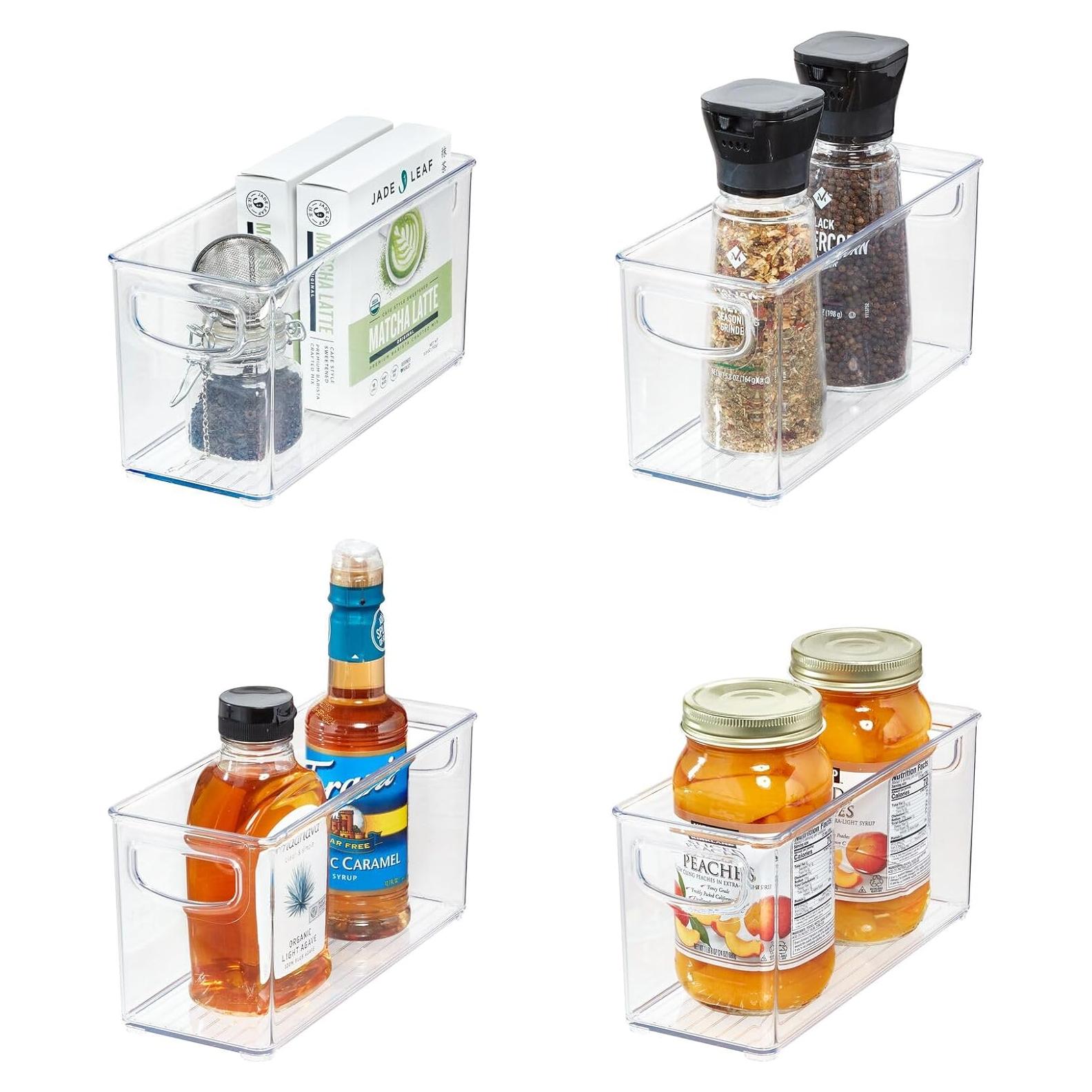Set de 4 Contenedores Apilables iDesign para Cocina 25,4 cm