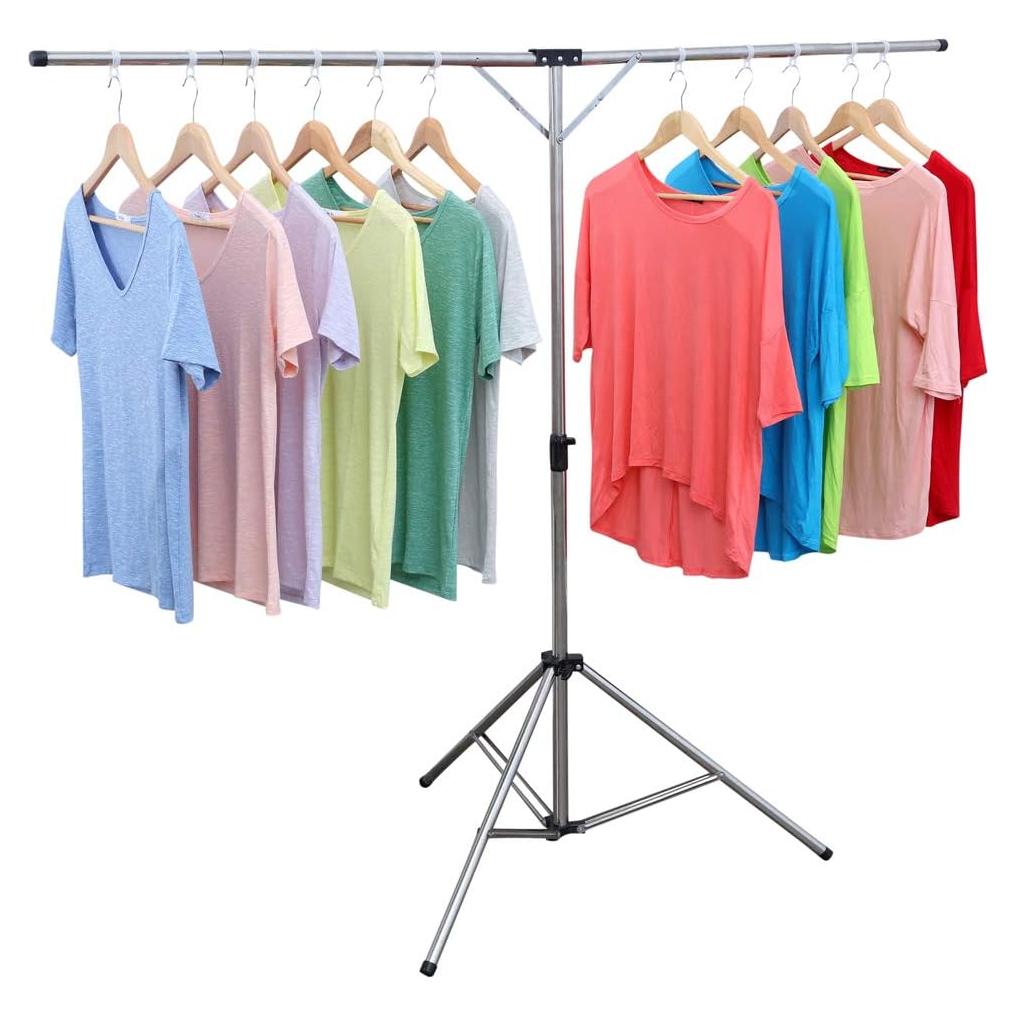 Estante de Secado de Ropa Exilot Plegable Ajustable 110 lbs