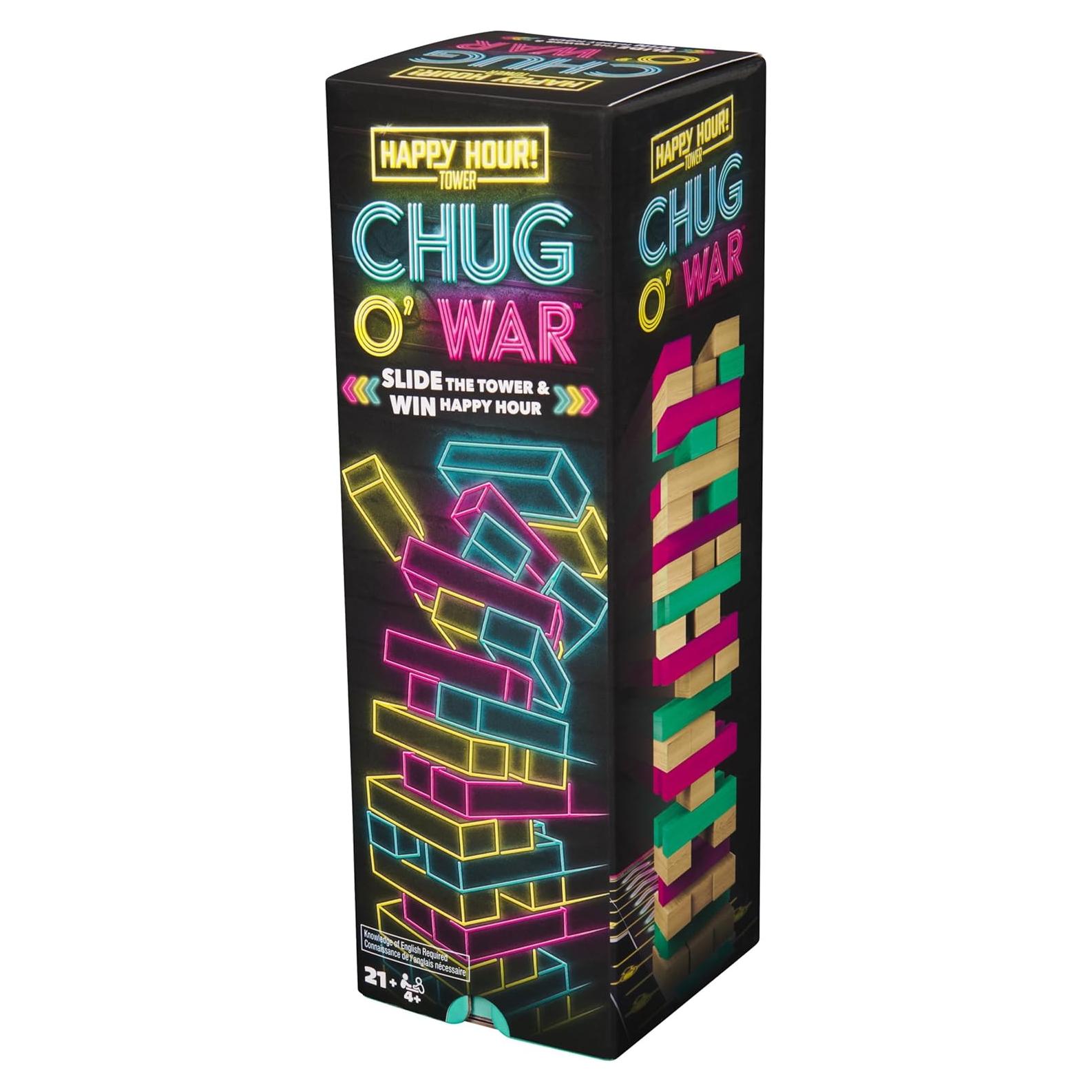 Juego de Fiesta Spin Master Chug O War Torre para Adultos