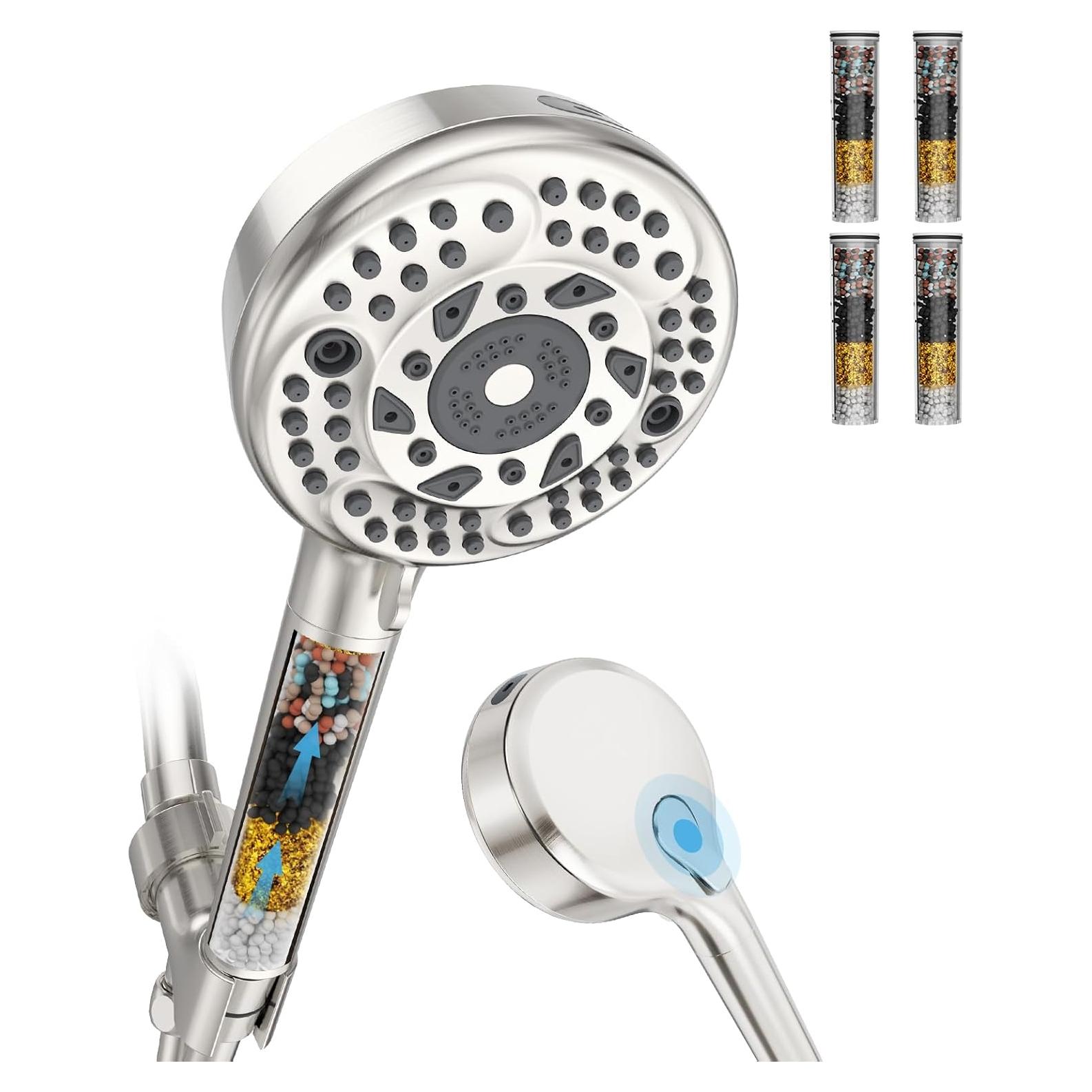 Cabezal de Ducha Filtrado EMBATHER Alta Presión 9 Modos