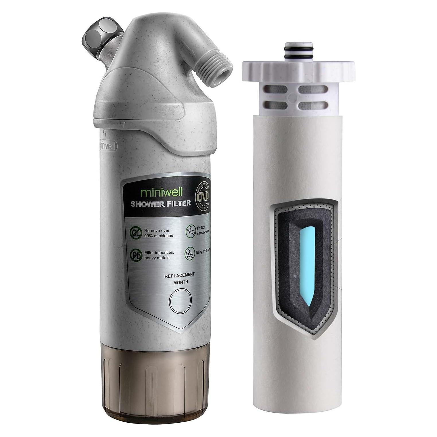 Filtro de Ducha Miniwell L720-Plus - Elimina Cloro y Metales