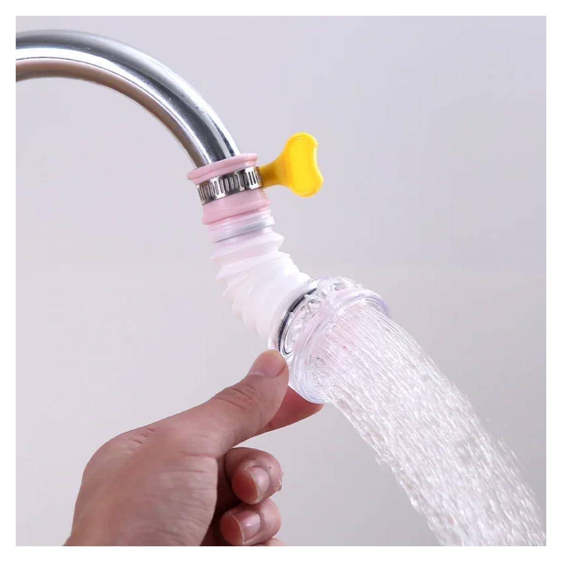 Extensor de Grifo de Cocina ABS Acero Inoxidable 360°