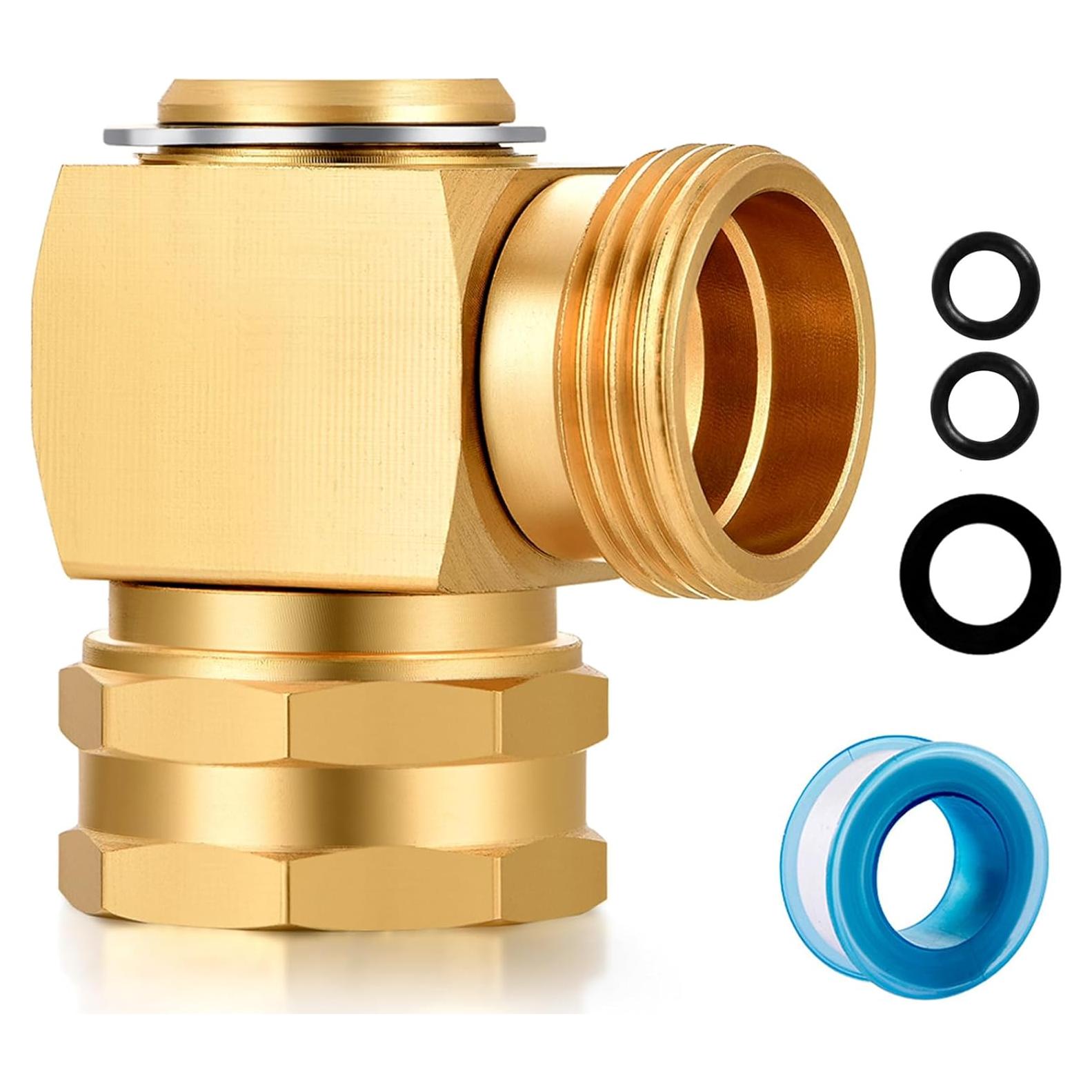 Conector de codo giratorio YELUN para manguera de jardín 90°