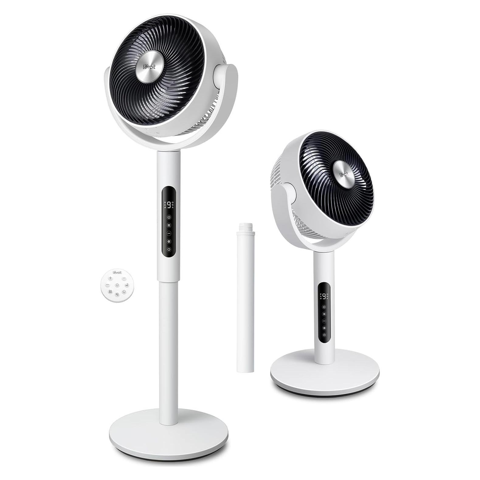 Ventilador de Pie Levoit CirculAir 908 CFM, Silencioso 20dB, 9 Velocidades