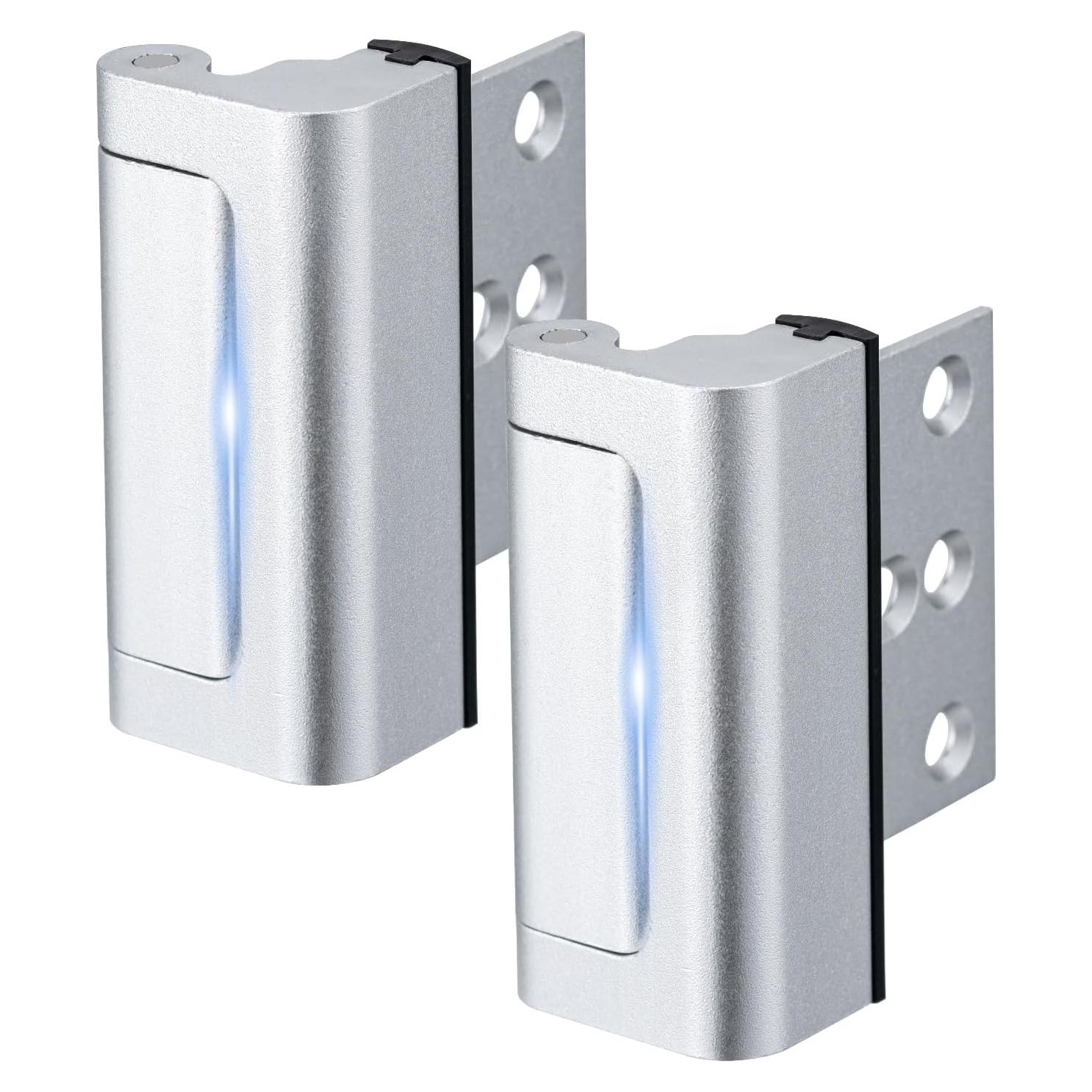 Cerradura de Seguridad Husfunov 2 Pack Metálica Plata 800 lbs
