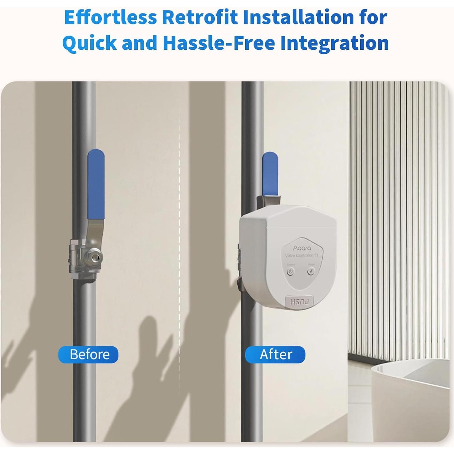 Controlador de Válvula Inteligente Aqara T1 Zigbee 3.0