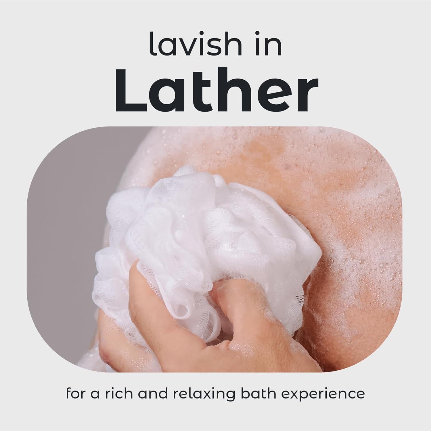 Esponja de Ducha Loofah MainBasics Juego de 3 Flor Aire