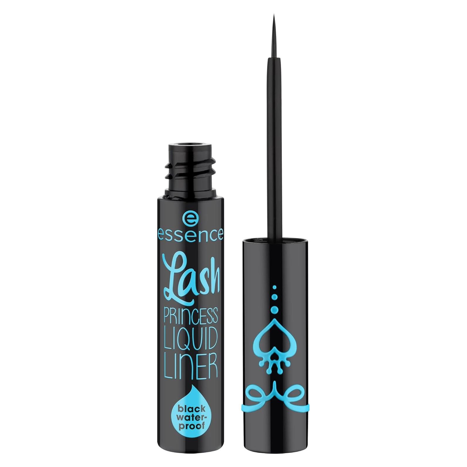 Delineador Líquido Lash Princess Essence Negro Impermeable 8g