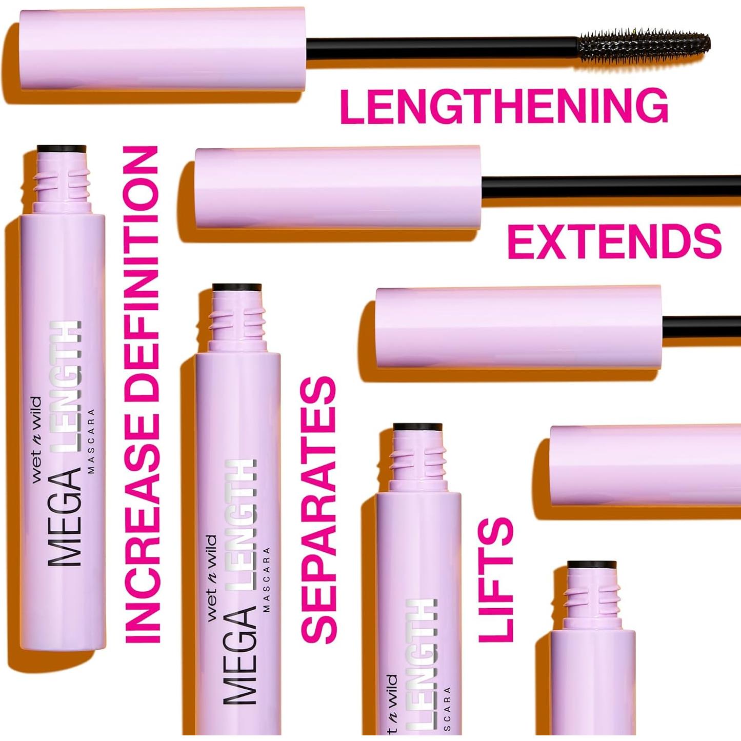 Máscara Alargadora Wet n Wild Mega Length - Negro Intenso