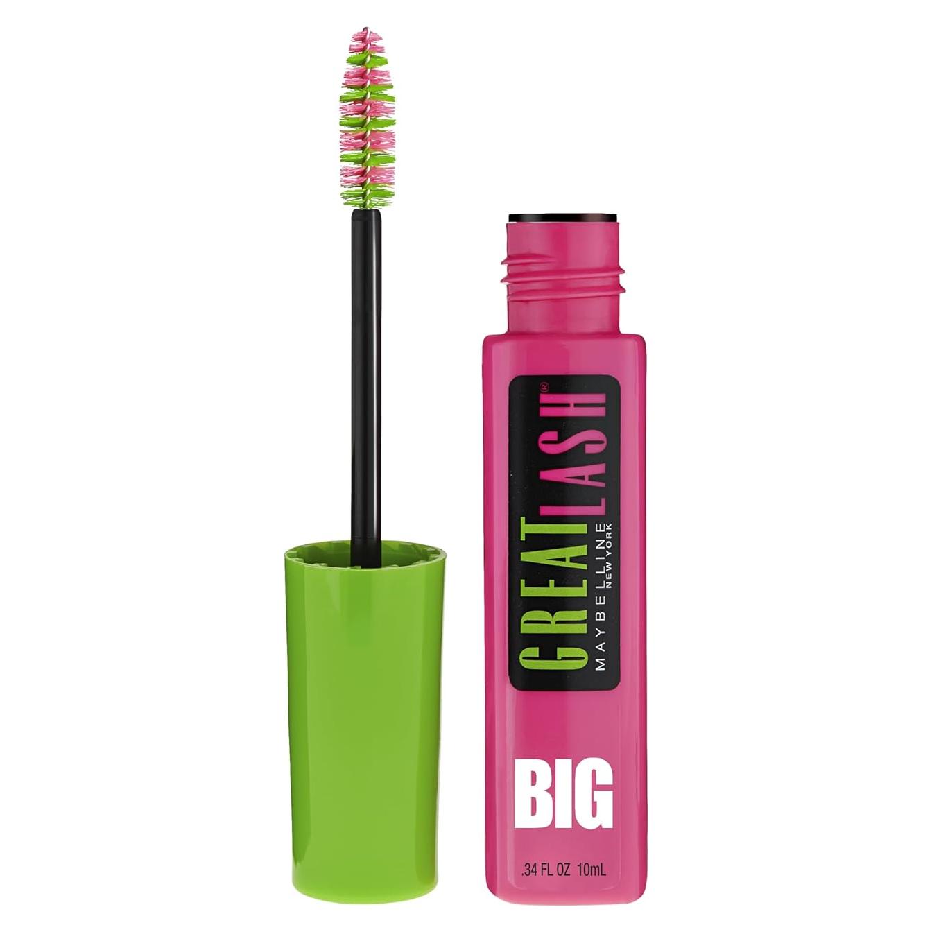 Maybelline Great Lash BIG Máscara Lavable Muy Negra 9.9ml