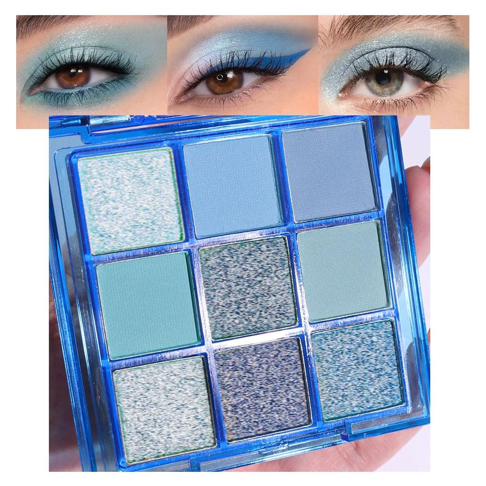 Paleta de Sombra de Ojos CAKAILA 9 Colores Alta Pigmentación