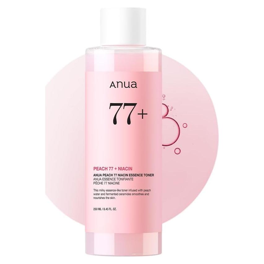 Tónico Facial Iluminador Anua Peach 77 250ml - Niacinamida