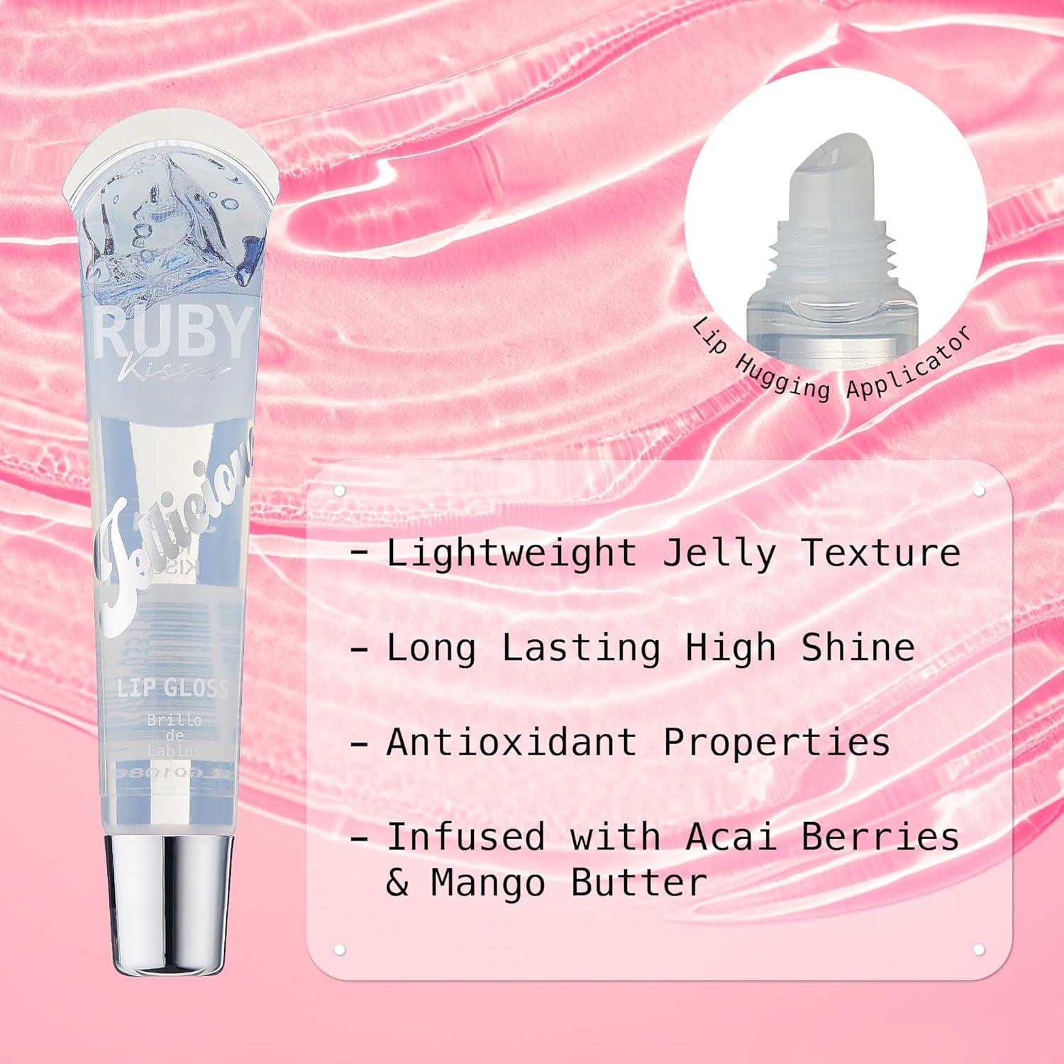 Brillo Labial Jellicious KISS 76g - Gelatina Hidratante