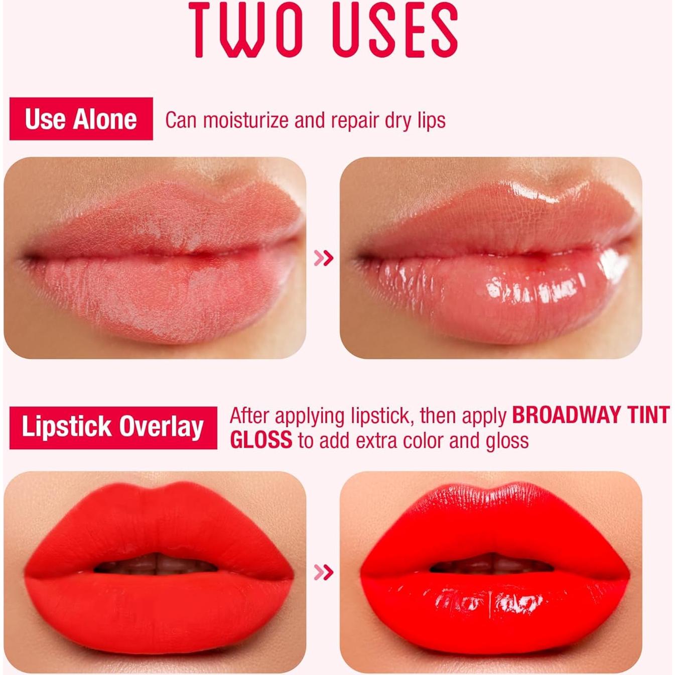 Conjunto de Brillo Labial Tinte Ruby Kisses 11 Piezas