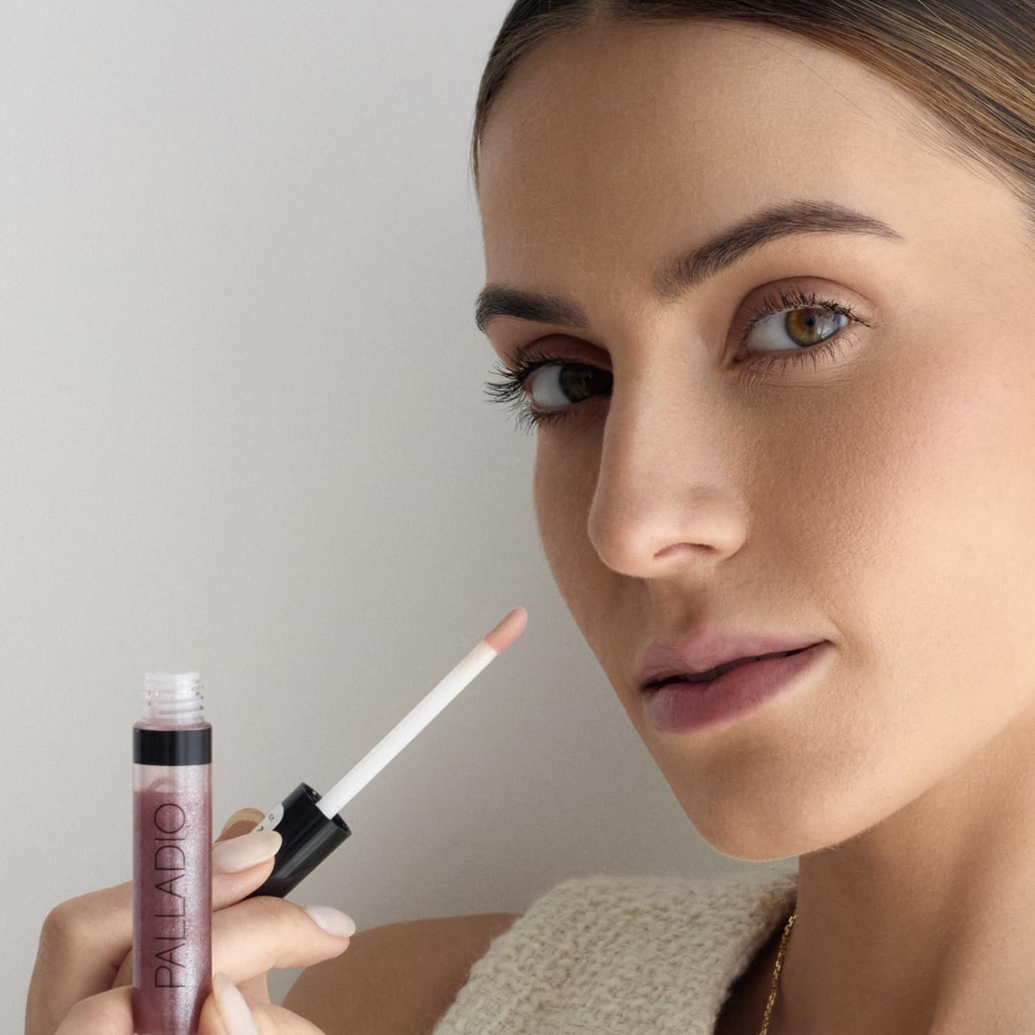 Brillo de Labios Palladio Rosa Pasión 7g Hidratante