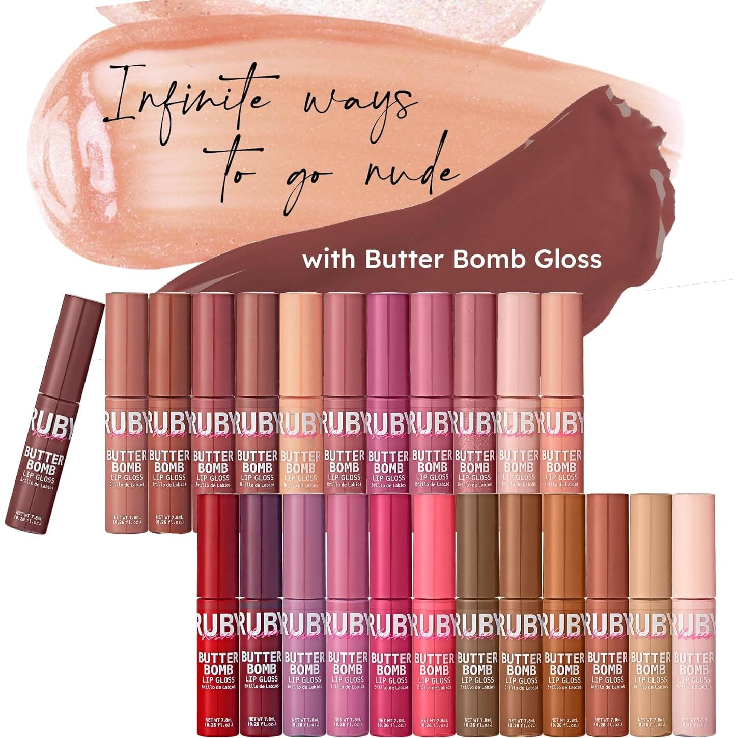 Brillo Labial Ruby Kisses Butter Bomb Gloss Tantalize 7.8mL