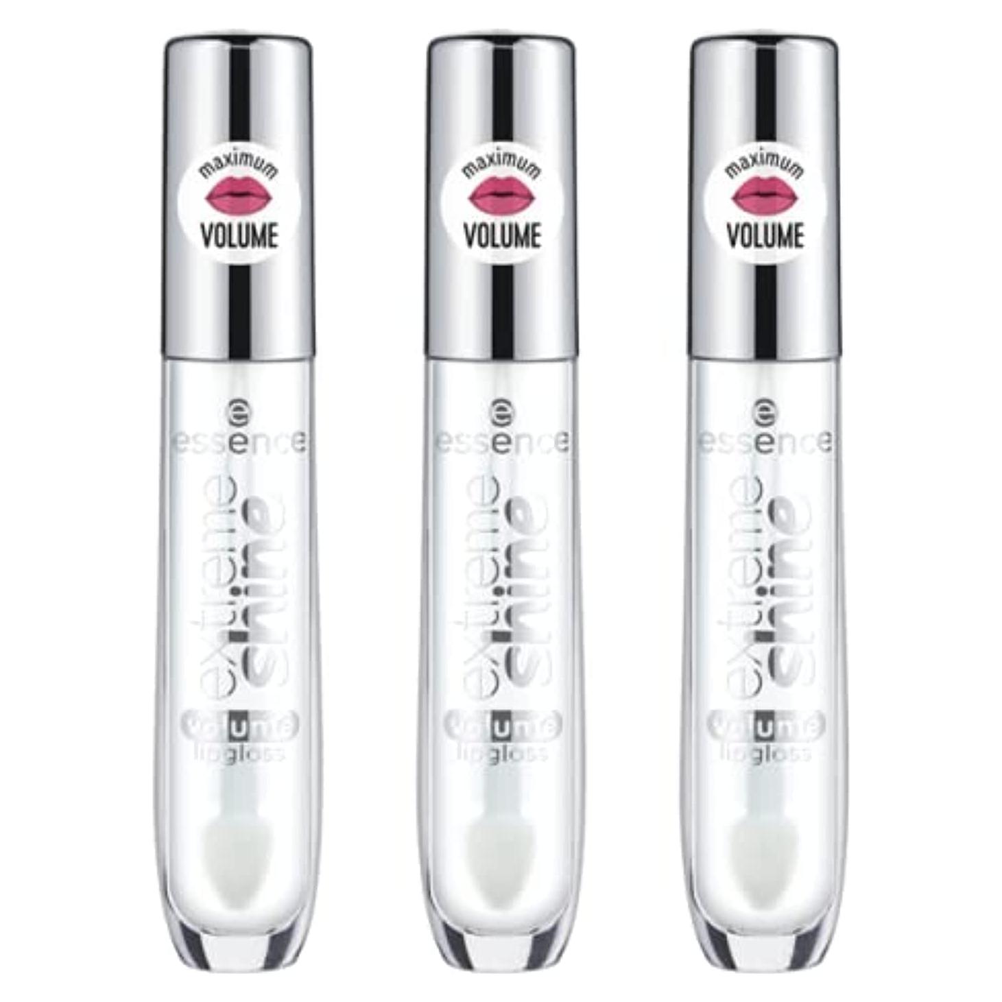 Brillo de Labios Volumen Essence 3 Piezas Vegano 10,99 cm