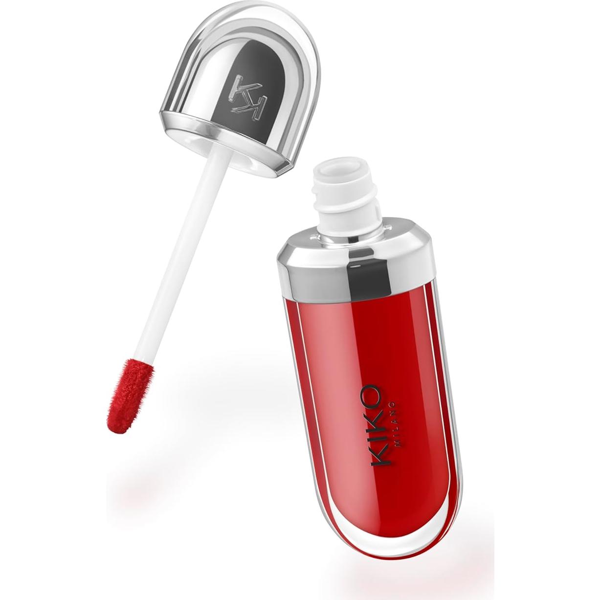 Brillo Labial Suavizante Kiko Milano 3D Rojo Cereza 10,7 cm