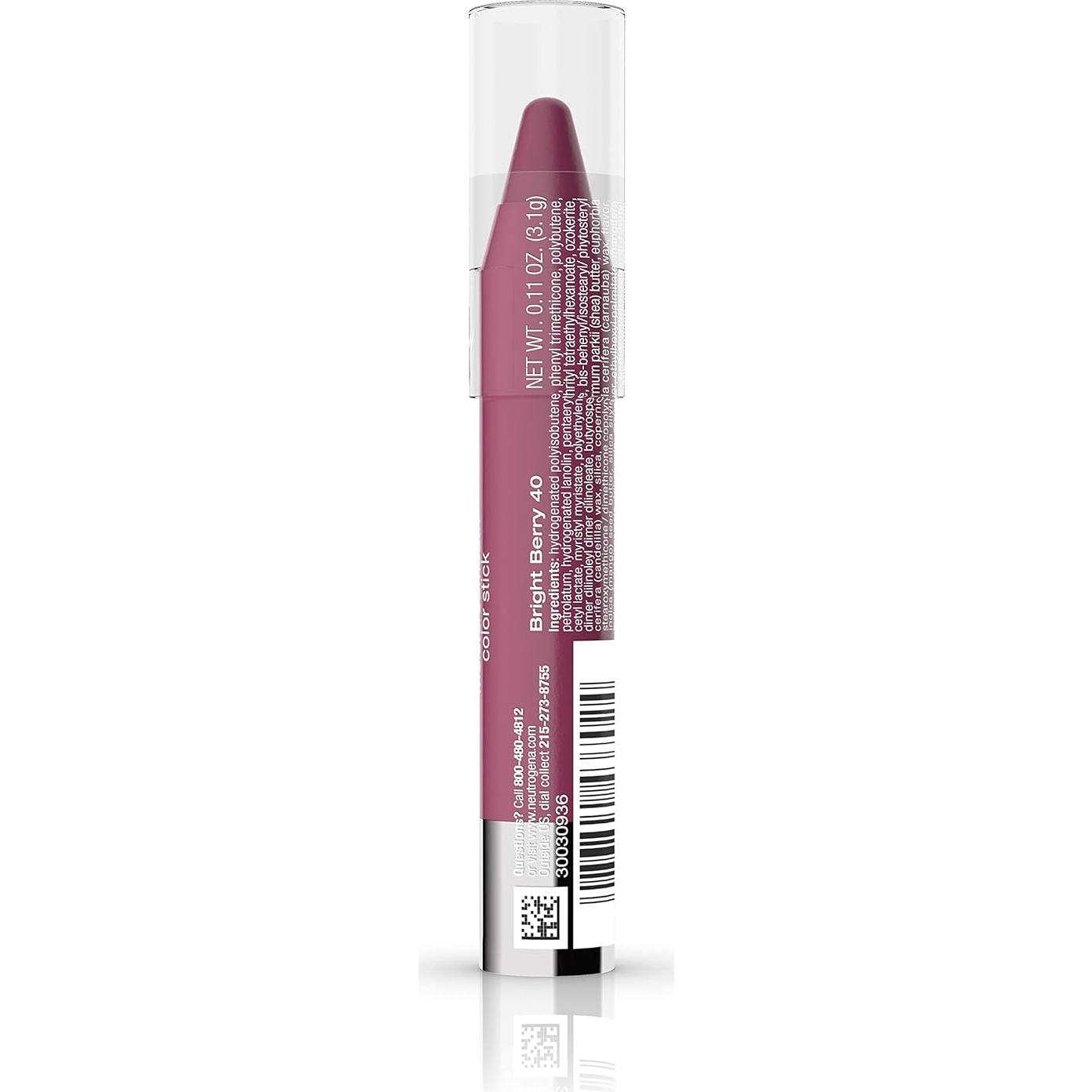 Lápiz Labial Hidratante Neutrogena Brillante Berry 1u