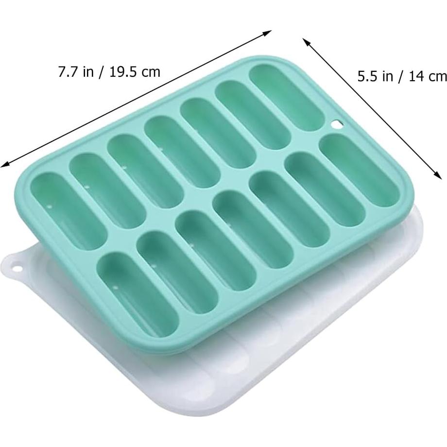 Molde de Silicona Antiadherente DOITOOL para Salchichas 12 Cavidades
