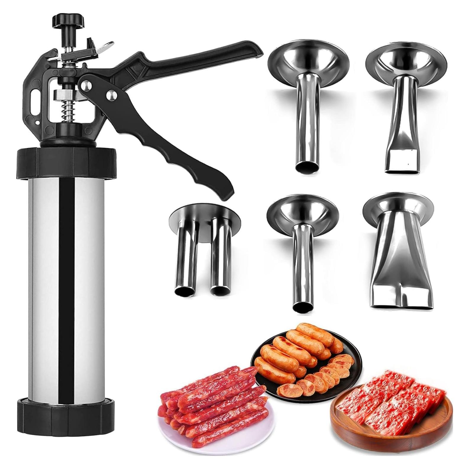 Kit de Pistola de Jerky de Acero Inoxidable XDGGCSY - 5 Boquillas