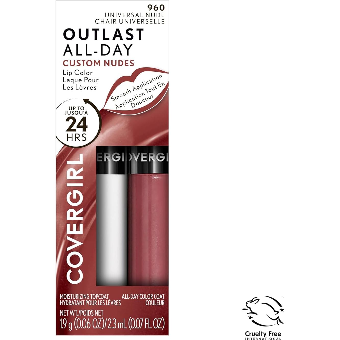 Labial Covergirl Outlast Nude Universal 2,08 ml 24 horas