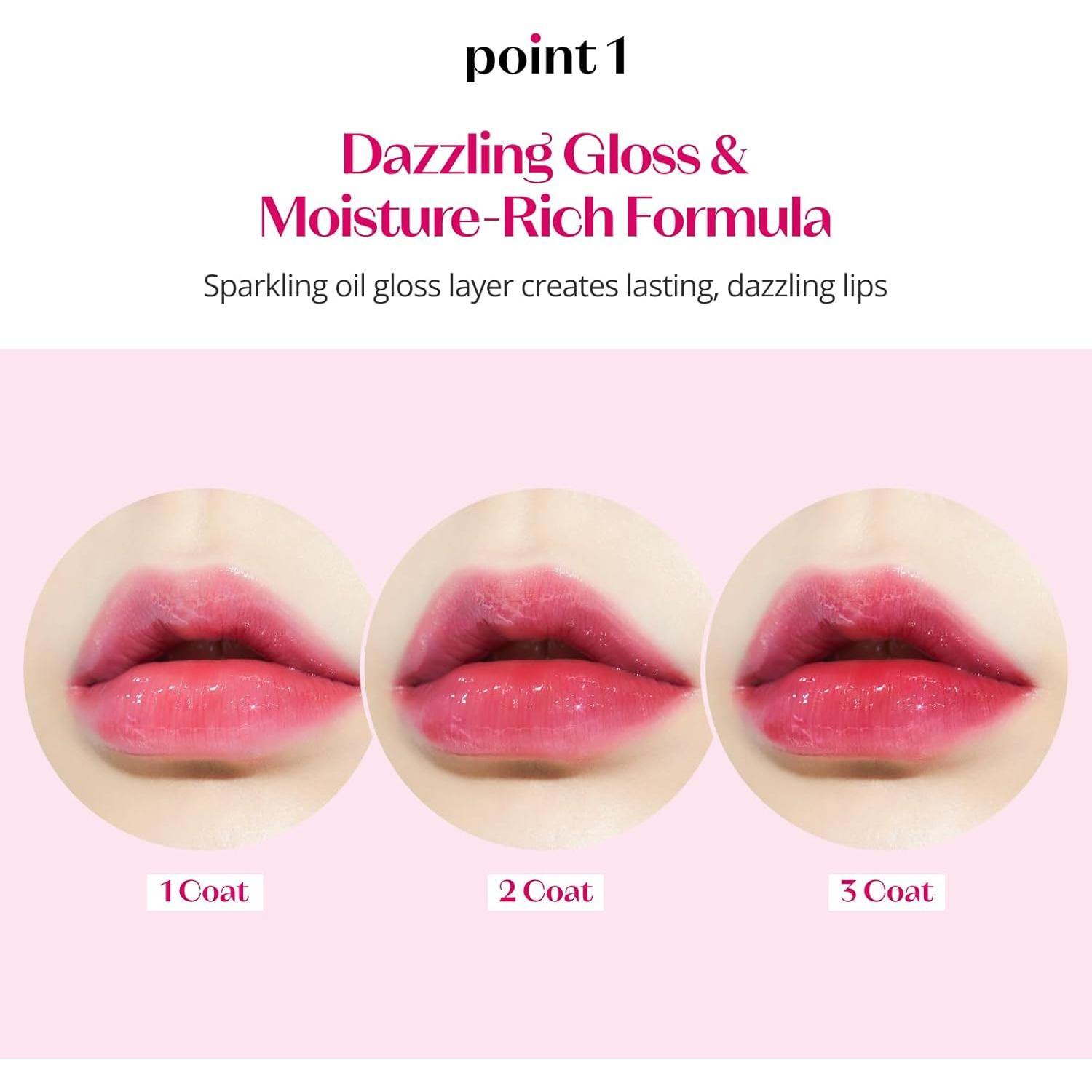 ETUDE Dear Darling Tinte de Aceite Labial 4.2g Ciruela Baya