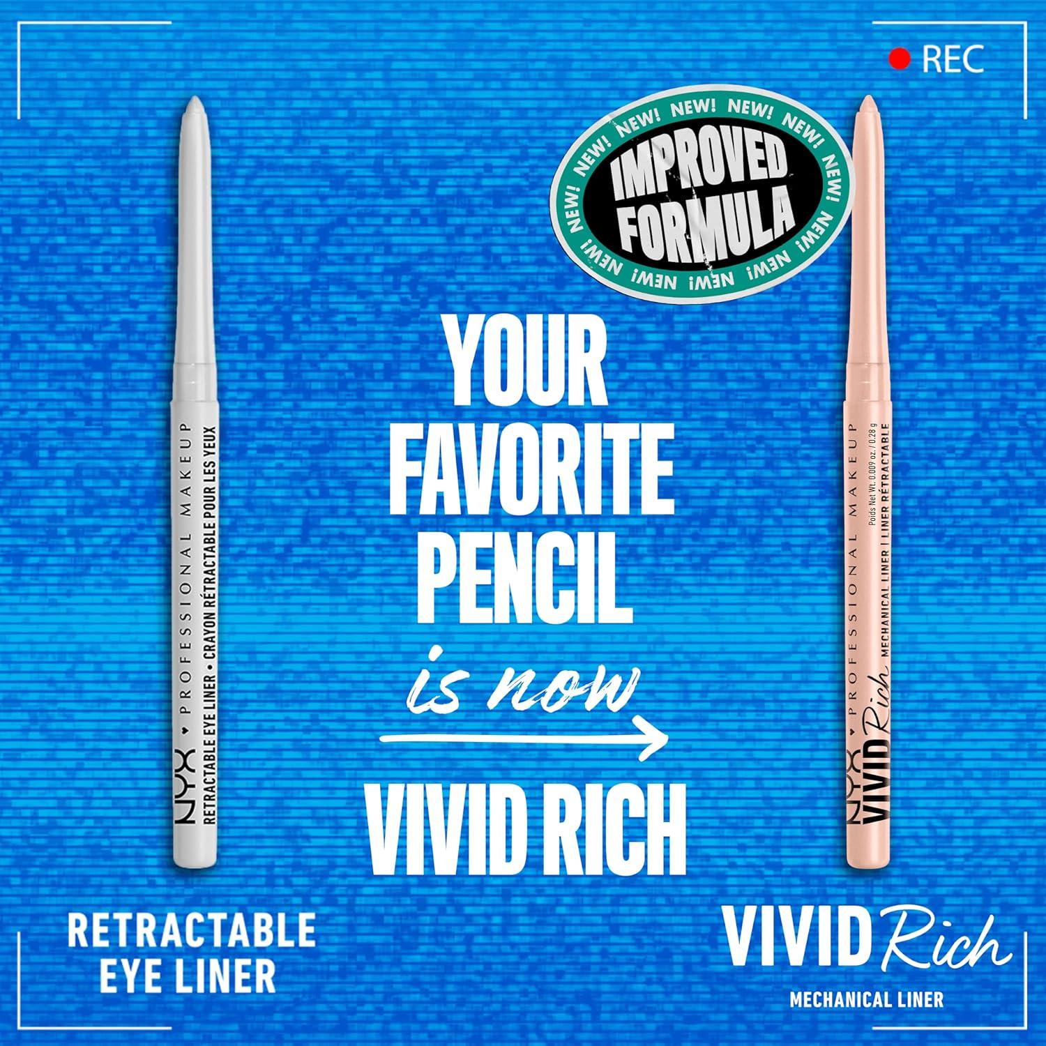 Lápiz de Ojos Mecánico NYX Reina de Cuarzo 14.27 cm