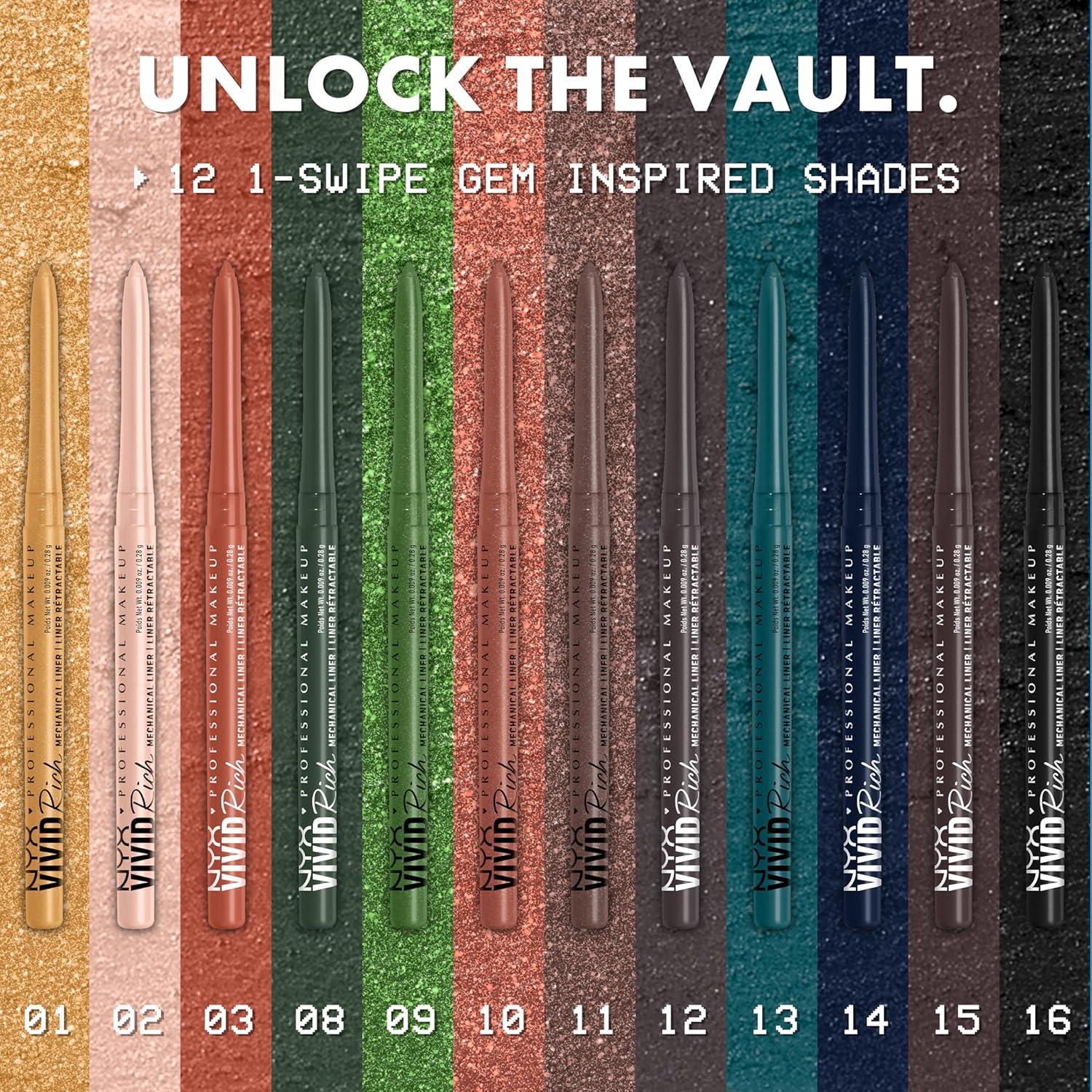 Lápiz de Ojos Mecánico NYX Reina de Cuarzo 14.27 cm