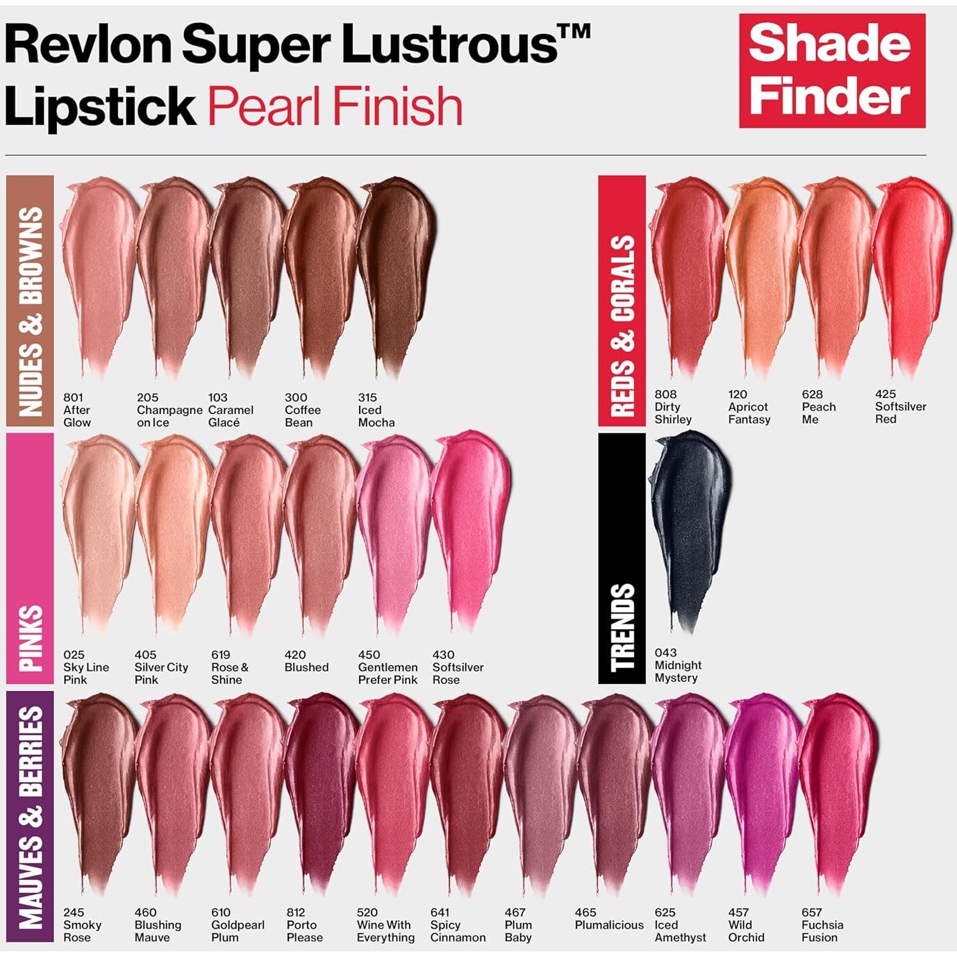 Labial Revlon Super Lustrous 467 Ciruela Bebé 4.25 g