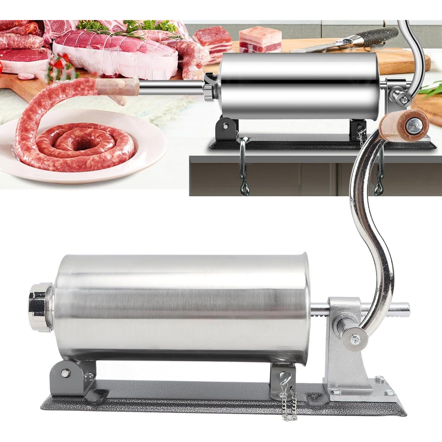 Rellenador de Salchichas Manual Cocoarm 3L Acero Inoxidable