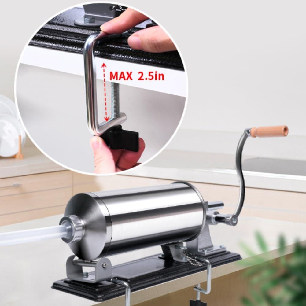 Rellenador de Salchichas Manual Cocoarm 3L Acero Inoxidable