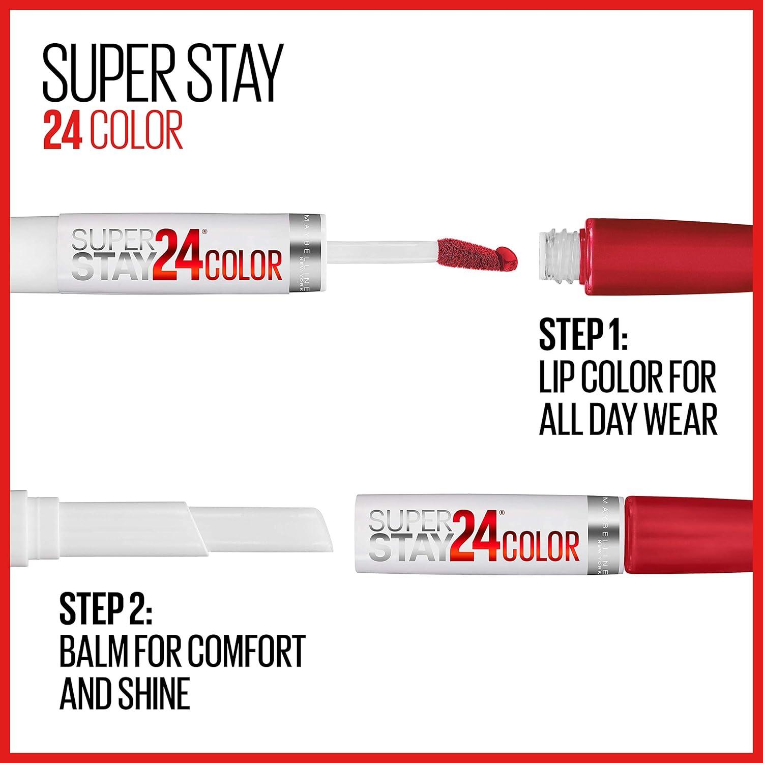 Maybelline Super Stay 24 Labial Líquido Vino Eterno 2,37 ml